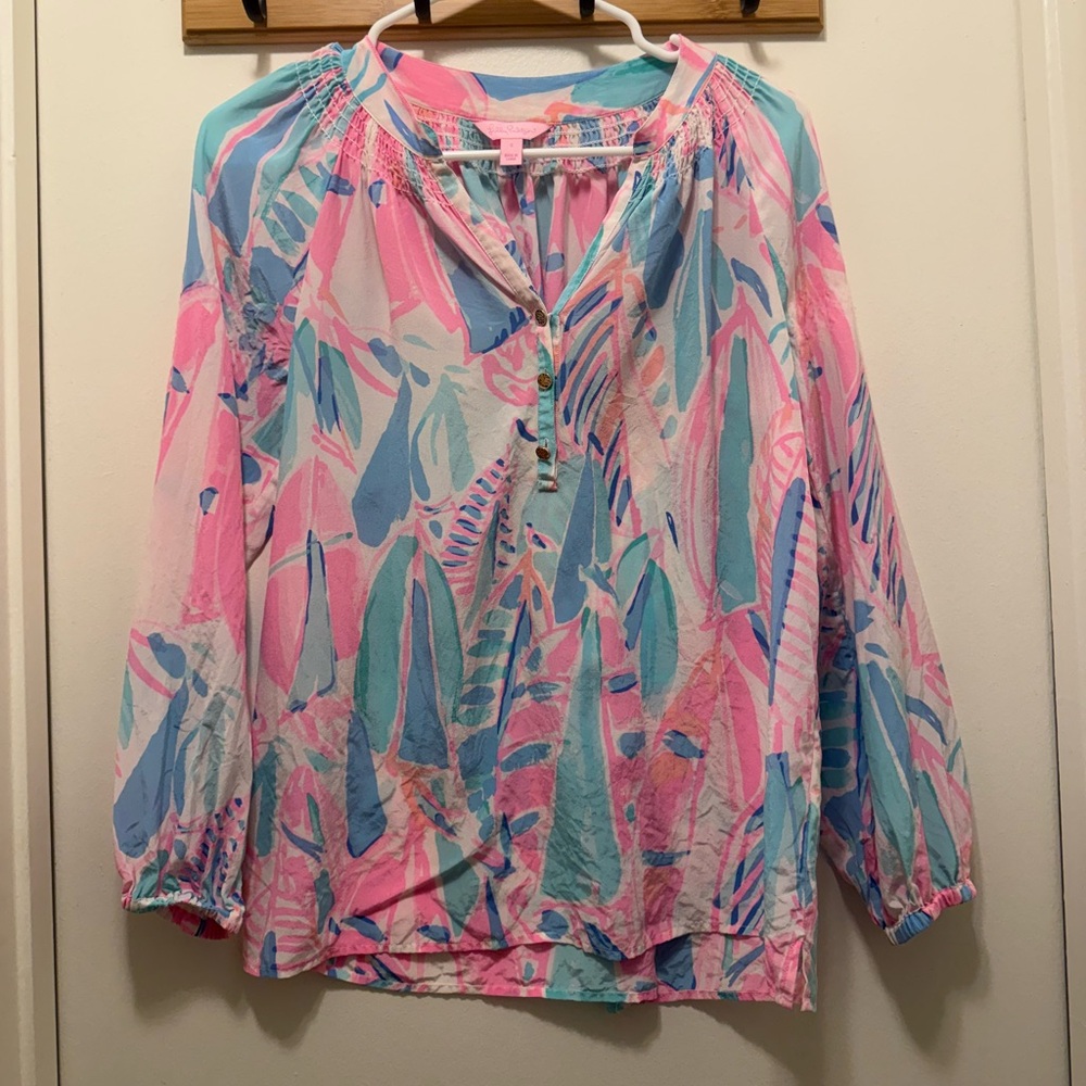 Lilly Pulitzer Elsa Out To Sea Top - Picture 2 of 7